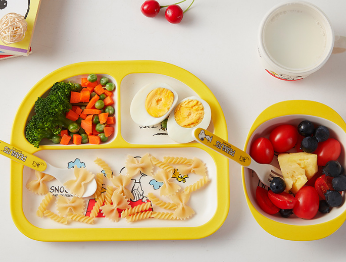 non-toxic strong kid suction plate and bowl sets